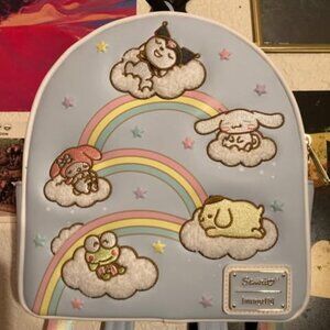Loungefly Sanrio Hello Kitty and Friends Rainbow Clouds Backpack - Exclusive